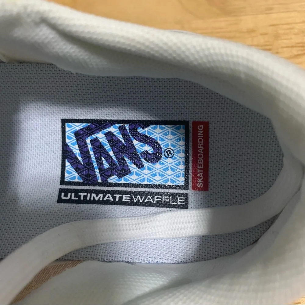 🔥Vans Men's Translucent EVDNT Ultimate Soft Waffle Skate Shoes White Size 6.5🔥